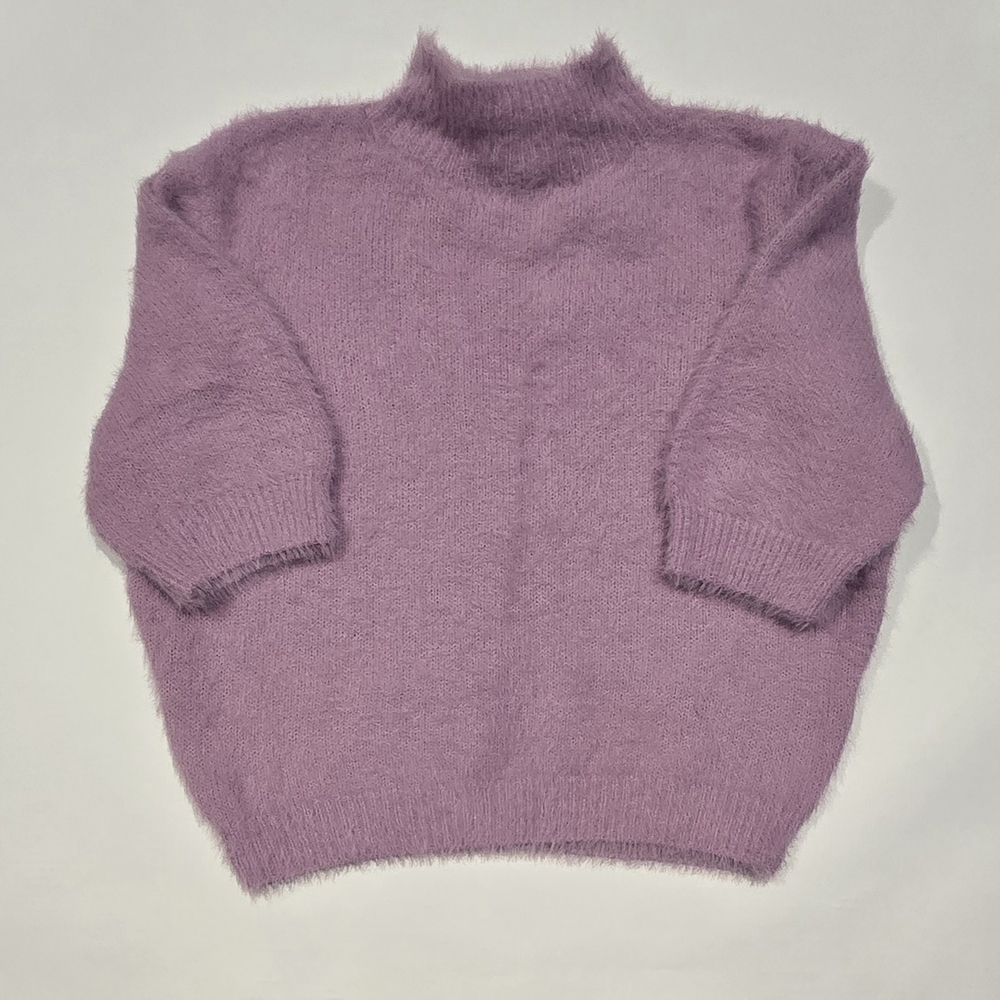 Noisy may Purple Cowl Turtleneck Sweater